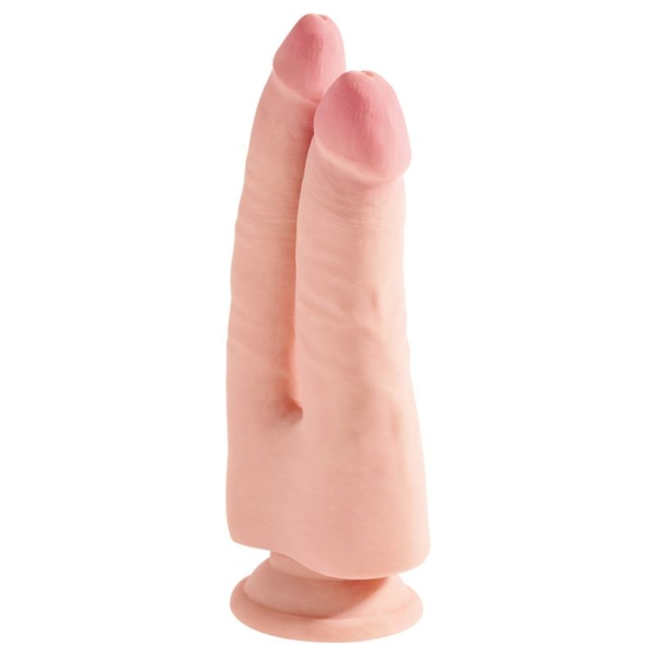 3D Triple Density and Double Penetration Dildo Plus 9.5 Flesh - immagine 2