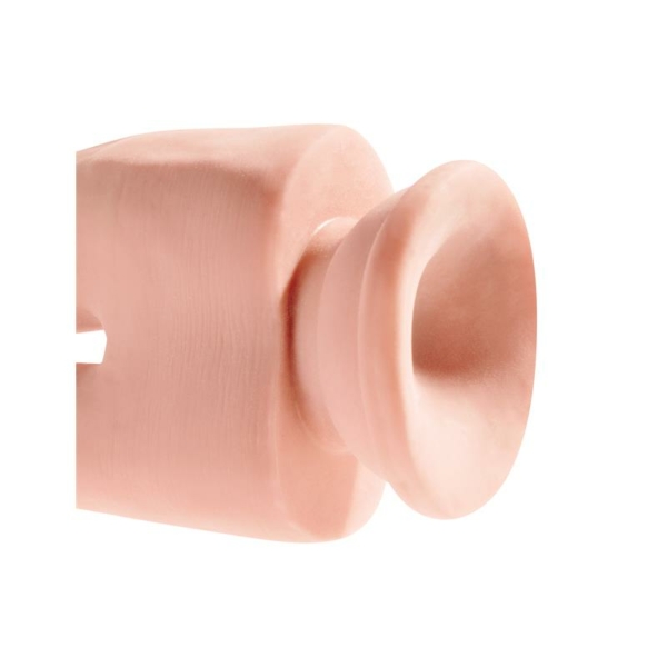 3D Triple Density and Double Penetration Dildo Plus 9.5 Flesh - immagine 5