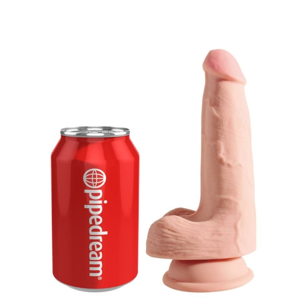 3D Triple Density Dildo with Balls Plus 5 Flesh - immagine 3
