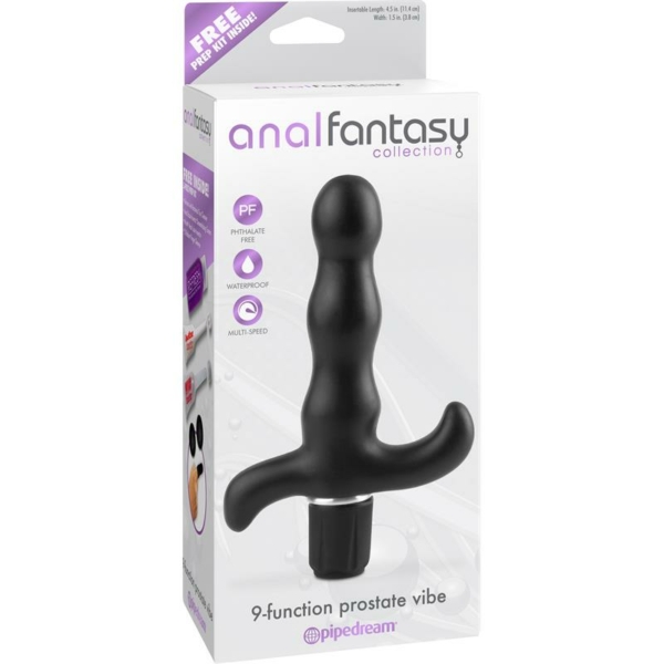 9 Function Prostate Vibe Black - immagine 3