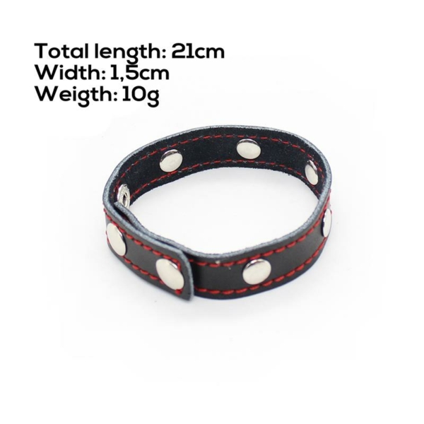 Adjustable Penis Ring 21 cm x 1.5 cm - immagine 3