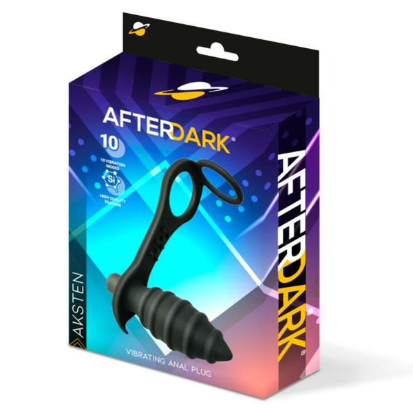 Aksten Vibrating Anal Plug with Penis Ring - immagine 4