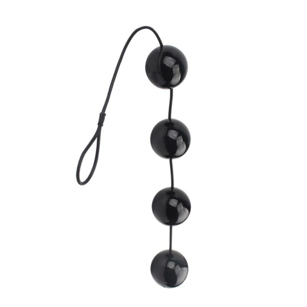 Anal and Vaginal Balls 65 x 6 cm Black - immagine 4