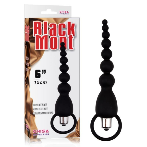 Anal Chain Elite Power 19.5 cm Silicone Black - immagine 2