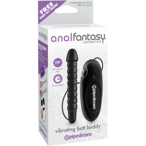Anal Fantasy Collection Vibrating Butt Buddy - Colour Black - immagine 2