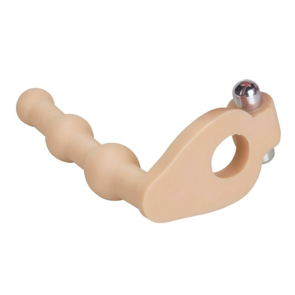 Anal Stimulator The Ultra Soft Bead 6 with Vibration Flesh - immagine 2