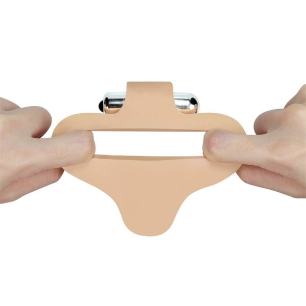Anal Stimulator The Ultra Soft Bead 6.5 with Vibration Flesh - immagine 4