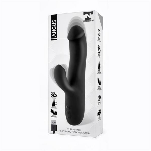 Angus Vibrator with Thrusting Movement 2 Motors Silicone USB - immagine 2