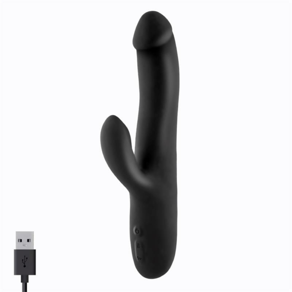 Angus Vibrator with Thrusting Movement 2 Motors Silicone USB - immagine 4