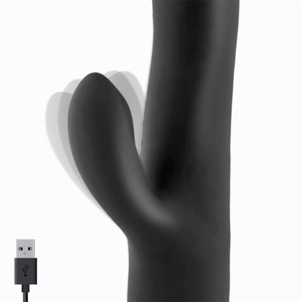 Angus Vibrator with Thrusting Movement 2 Motors Silicone USB - immagine 6