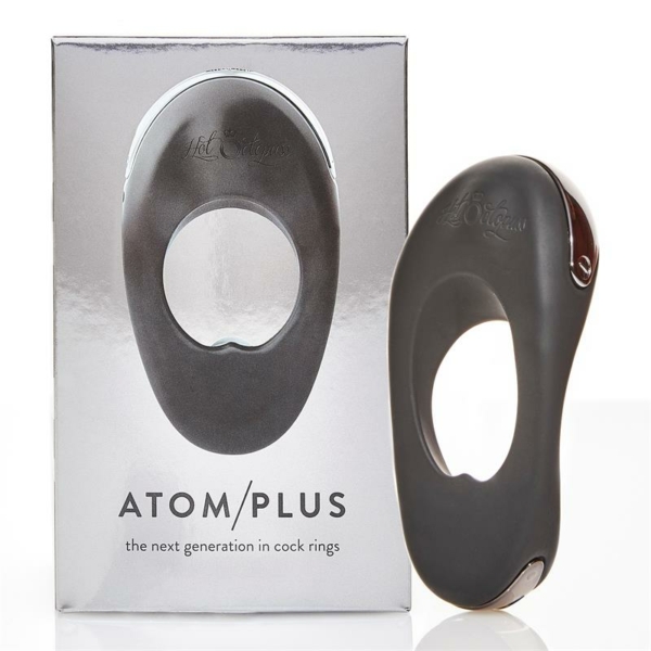 Atom Plus Virbrating Penis Ring and Perianal Stimulator Black - immagine 12