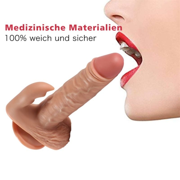 Austin Dildo with 20 Modes of Vibration and Clitoris Stimulator - immagine 4