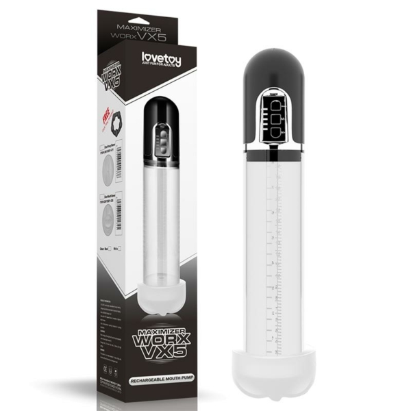 Automatic Penis Pump Maximizer Worx VX5 USB Mouth - immagine 6