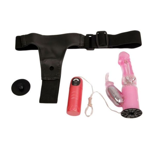 Baile Vibrating Strap-on with Dildo Pink  18 cm - immagine 5