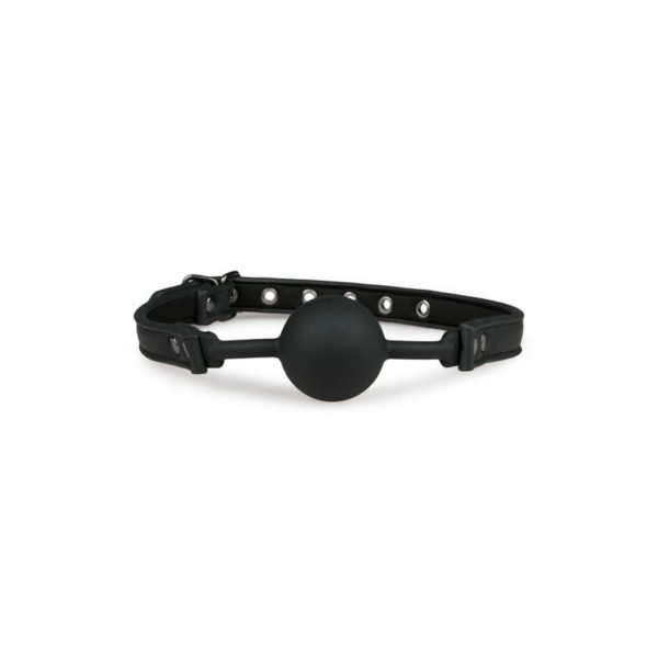 Ball Gag  Silicone Black - immagine 2