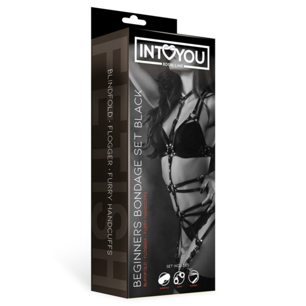 Beginners Bondage Set 3 Pieces Black - immagine 2