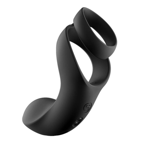 Benedict Double Ring and Perineum Stimulator Black - immagine 3