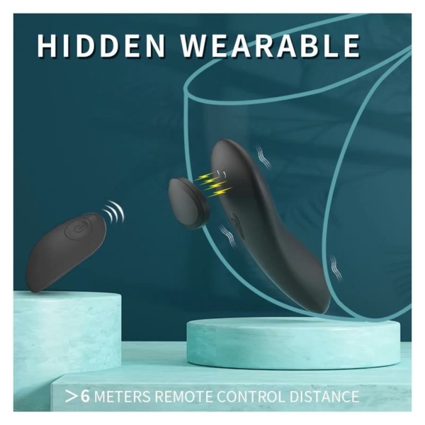 Bengi Panty Stimulator Remote Control Liquified Silicone Unibody - immagine 7