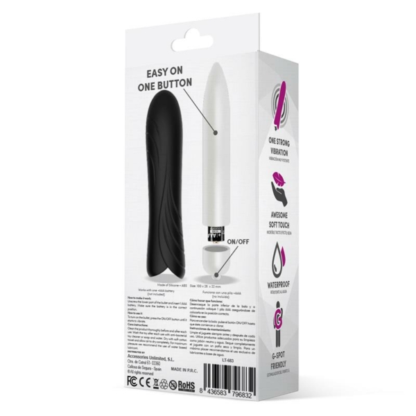 Bilie Easy Quick Vibrating Bullet Silicone Black - immagine 3