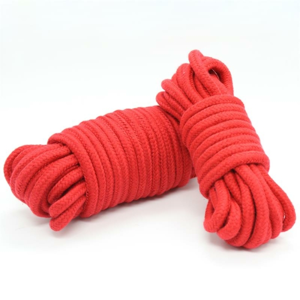 Bondage Cotton Rope 10 Meter Red - immagine 2