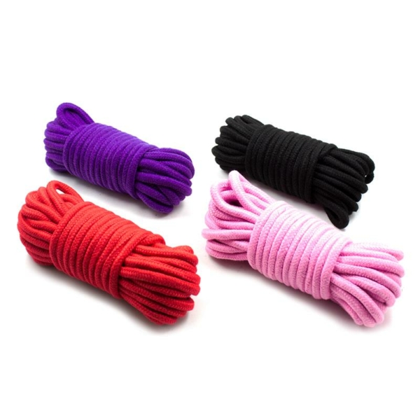 Bondage Cotton Rope 10 Meter Red - immagine 3
