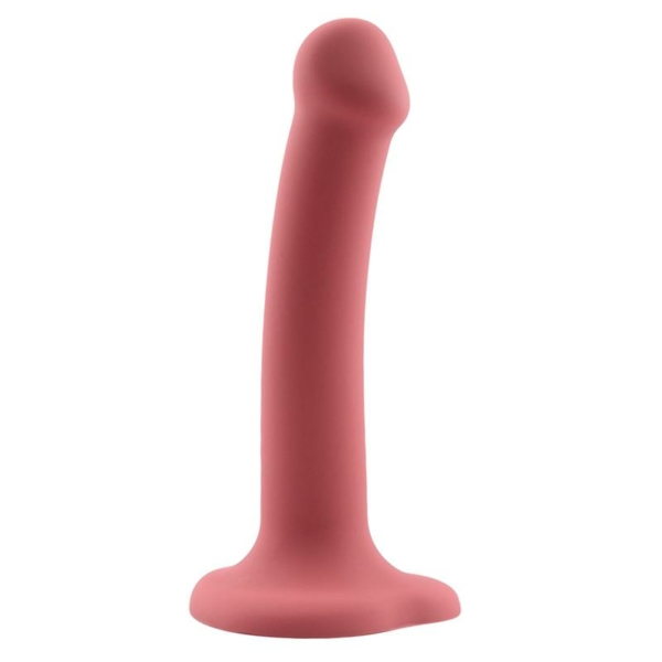 Bouncy Liquid Silicone Dildo Hiper Flexible 6.5 - 16.5 cm Size S Burgundy - immagine 3