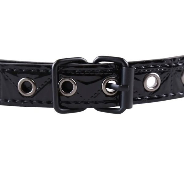 Breathable Gag Ball Sapphire Vegan Leather - immagine 5