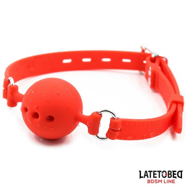 Breathable Silicone Ball Gag S - 4 cm - immagine 3