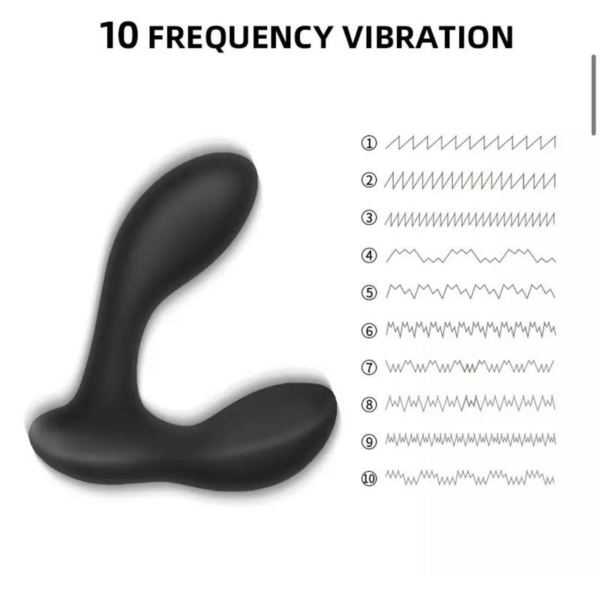 Brett Prostate Massager Remote Control USB Liquid Silicone - immagine 6