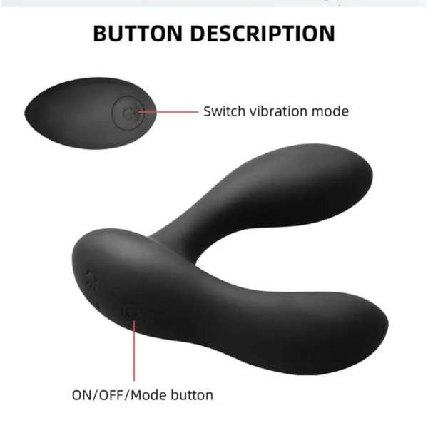 Brett Prostate Massager Remote Control USB Liquid Silicone - immagine 7