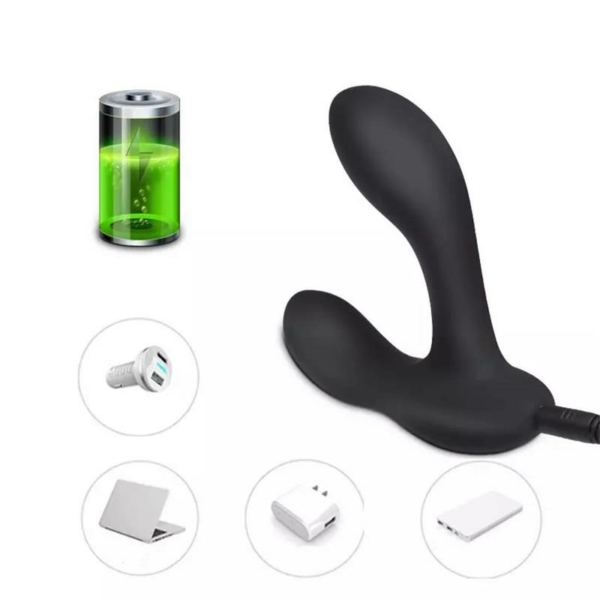 Brett Prostate Massager Remote Control USB Liquid Silicone - immagine 10
