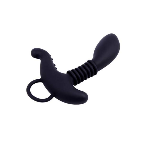 Butt Plug Booty Exciter Silicone Black - immagine 2