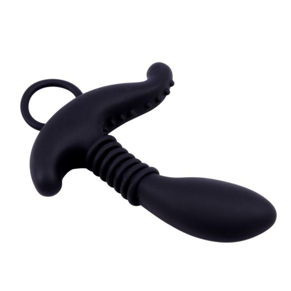 Butt Plug Booty Exciter Silicone Black - immagine 3