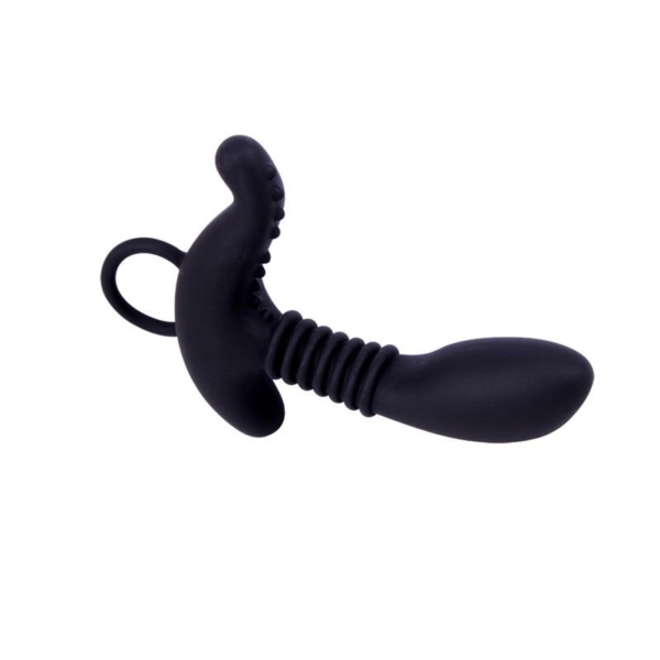 Butt Plug Booty Exciter Silicone Black - immagine 4