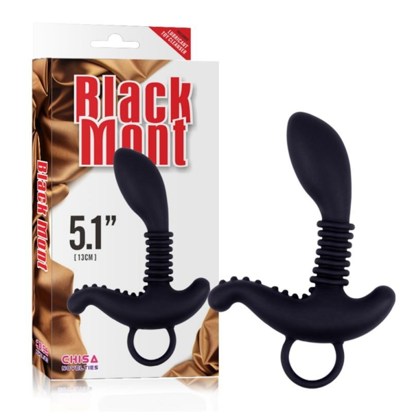 Butt Plug Booty Exciter Silicone Black - immagine 5