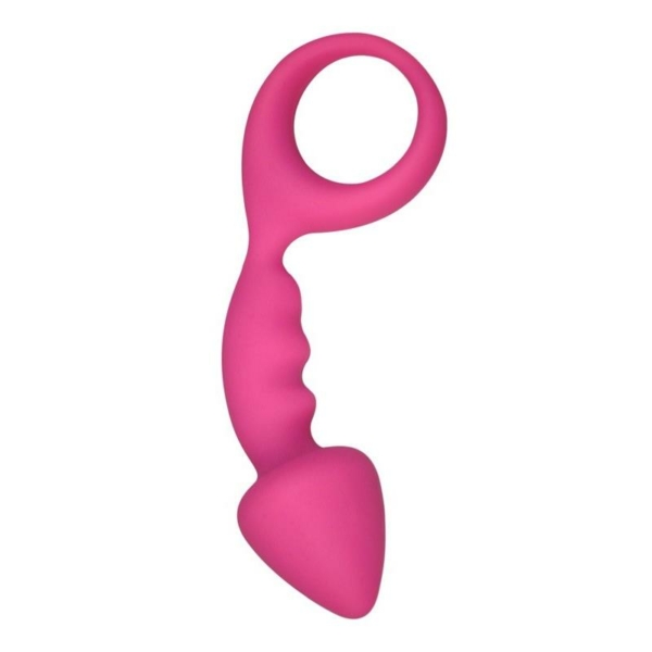Butt Plug Budy Pink Silicone 13 cm - immagine 2