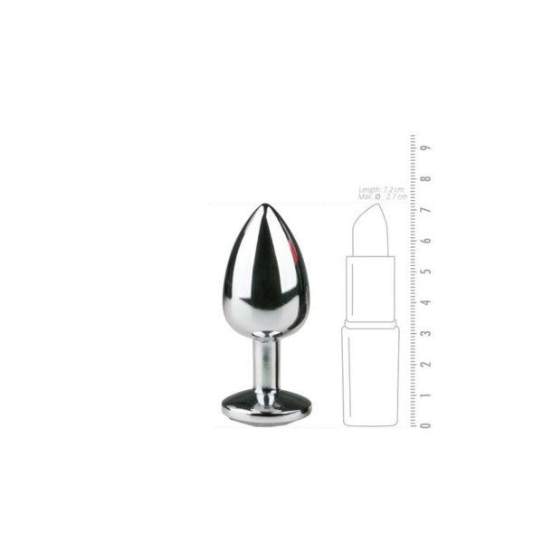 Butt Plug Clear Crystal Base No. 1 - immagine 3