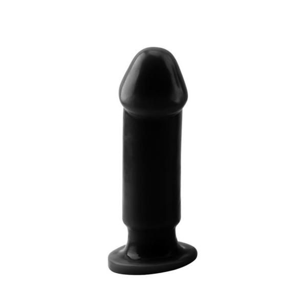 Butt Plug Evil Size M 12.5 x 3.7 cm Black - immagine 2