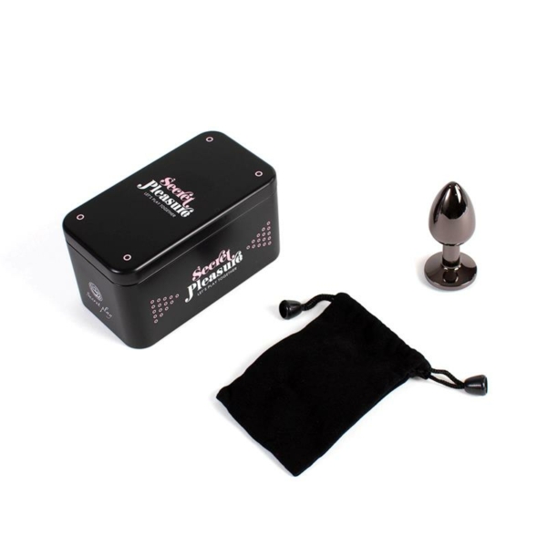 Butt Plug Gunmetal Size S - immagine 4