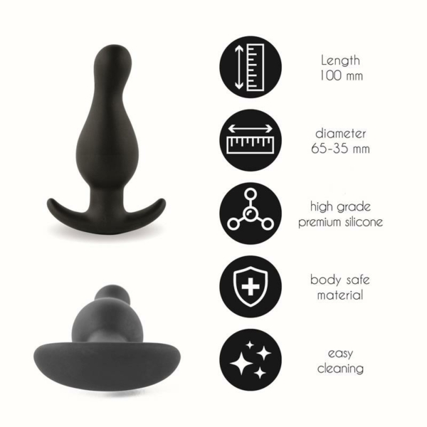 Butt Plug Nr. 2 Black - immagine 3