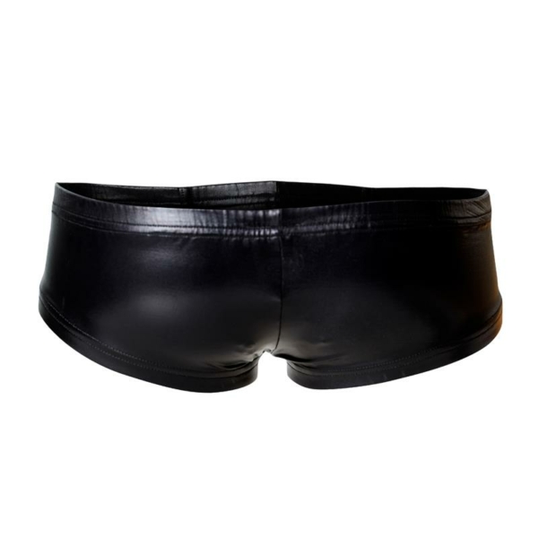 C4M Booty Shorts Leatherette Black - immagine 4