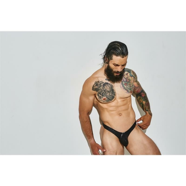 C4MPE02 Pouch Enhancing Thong Tainted Leopard - immagine 5