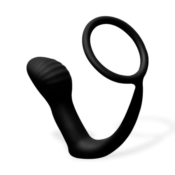 Carnelian Vibrating Anal Plug with Penis Ring - immagine 2