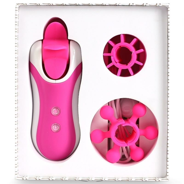 Clitella Oral Sex Stimulator with Accessories Pink - immagine 6