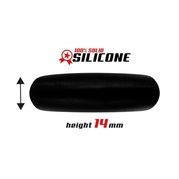 Cock Ring Solid Silicone 3.5 cm Black - immagine 3