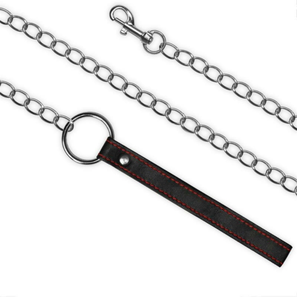 Collar and Leash Bondage Black - immagine 4