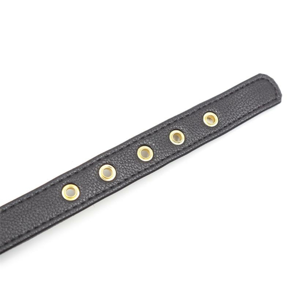 Collar with Bow and Rattle 44 cm Black/Red - immagine 7