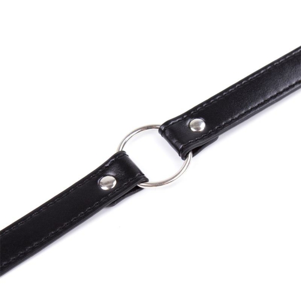 Collar with Hoop Adjustable 38,2 cm Black - immagine 3