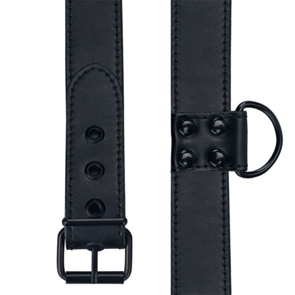 Collar with Leash Black Matt - immagine 3