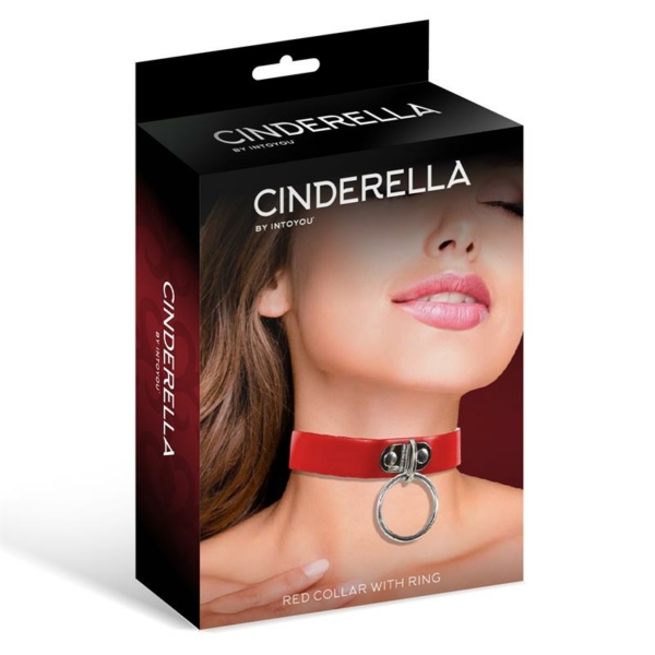 Collar with Ring Vegan Leather One Size - immagine 2